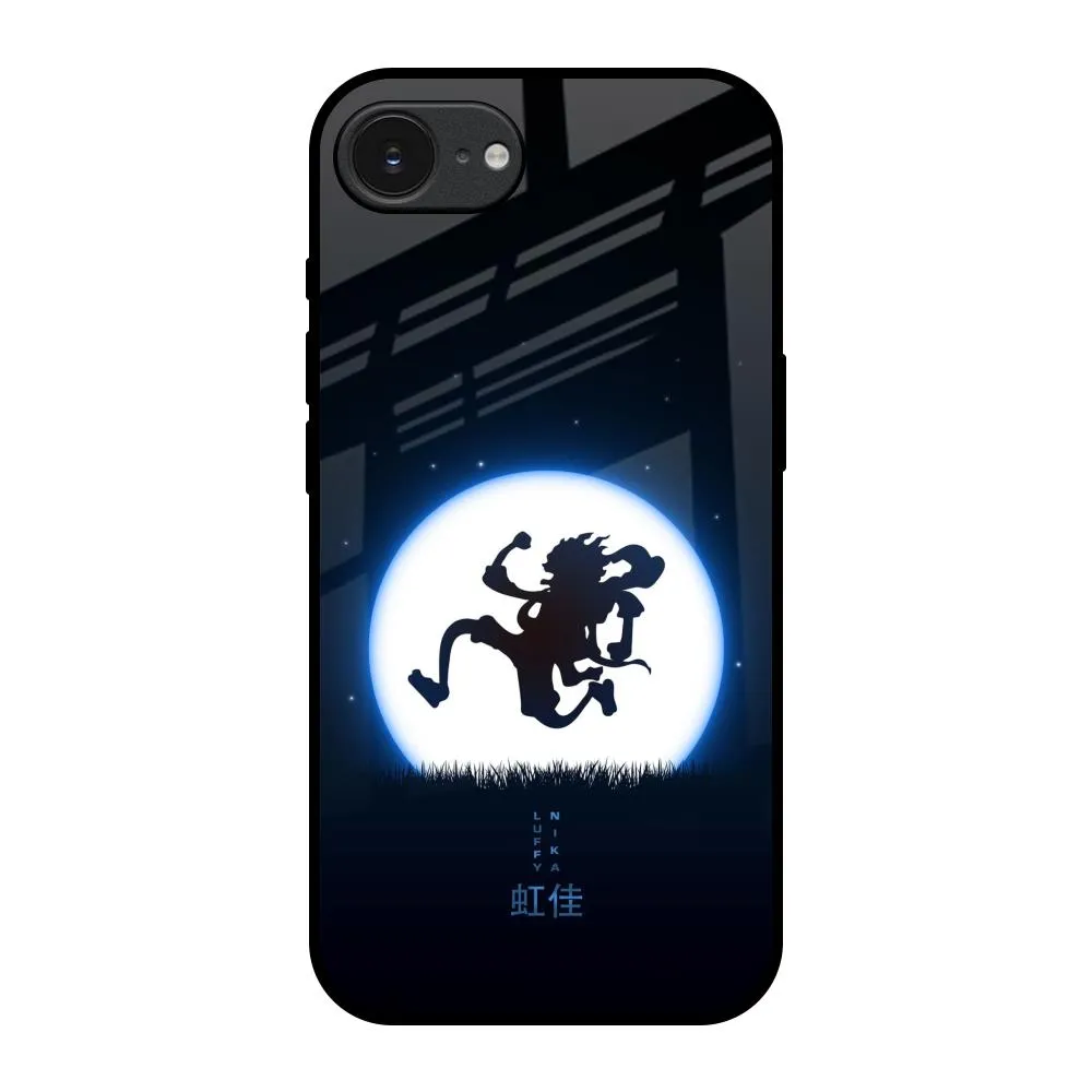 Luffy Nika Glass Case for Apple iPhone 16e Simple Texture