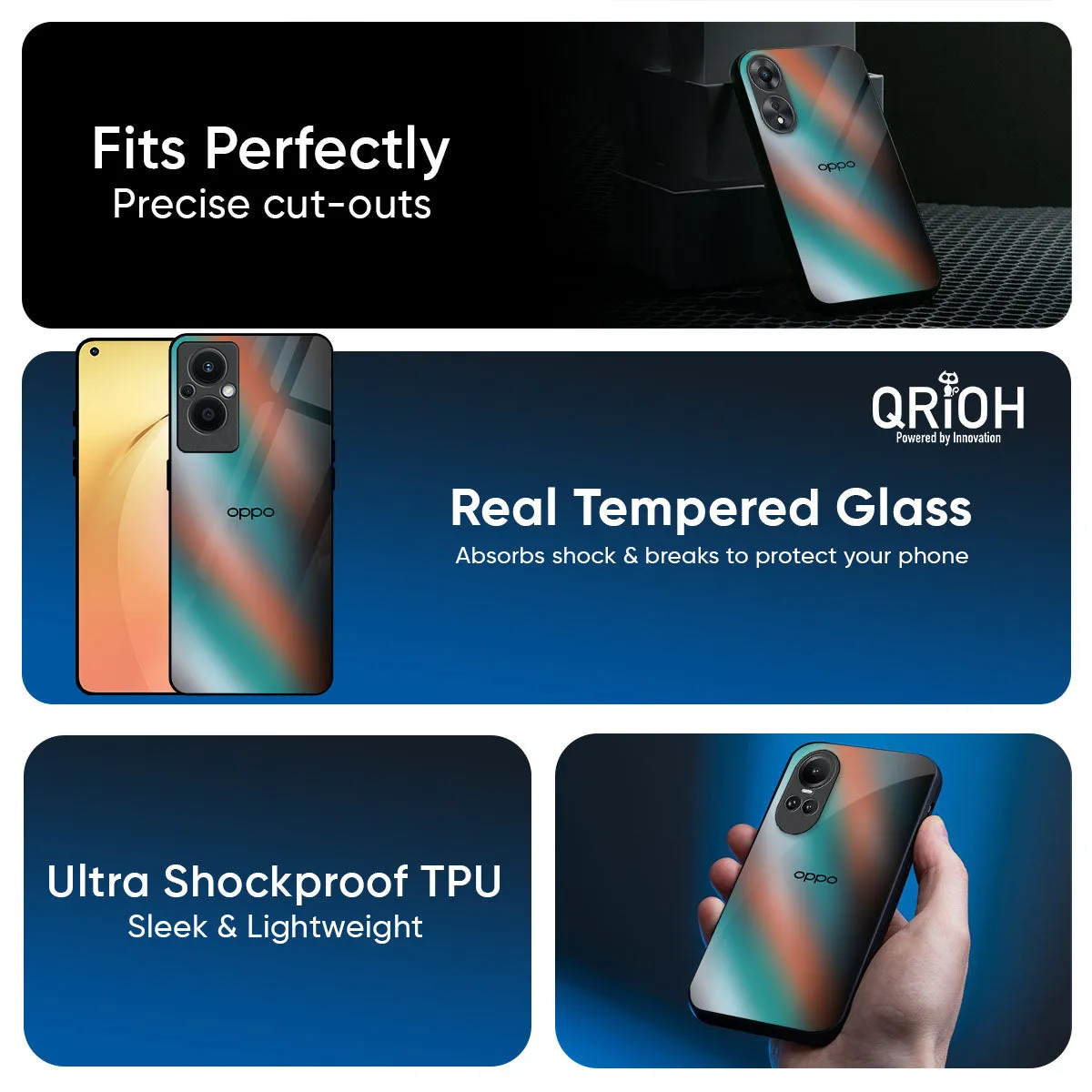 Melted Emerald Glass Case for Oppo Reno13 Pro 5G Elegant Accent