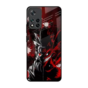 Vivid Finish Dark Character Glass Case for Mi 11i