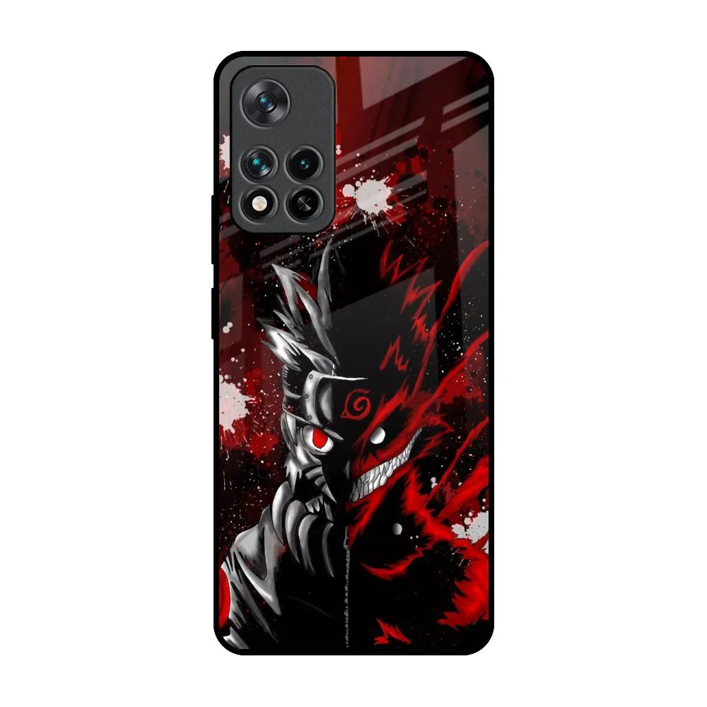 Vivid Finish Dark Character Glass Case for Mi 11i