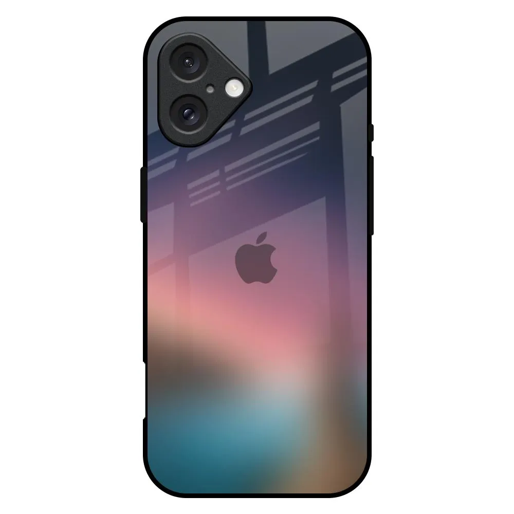 Urban Style Metropolis Gradient Glass Case for iPhone 16 Plus