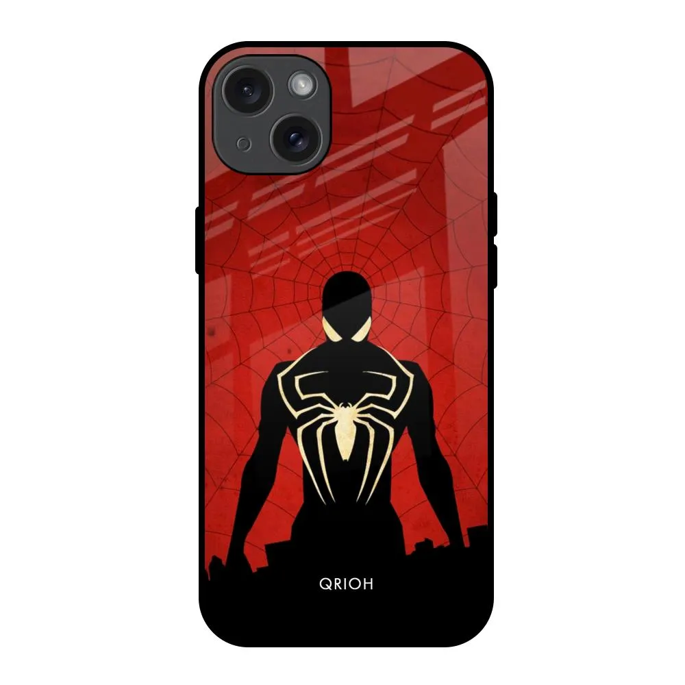 Mighty Superhero Glass Case For iPhone 15 Plus Durable touch Slim Fit Design