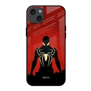 Mighty Superhero Glass Case For iPhone 15 Plus Durable touch Slim Fit Design