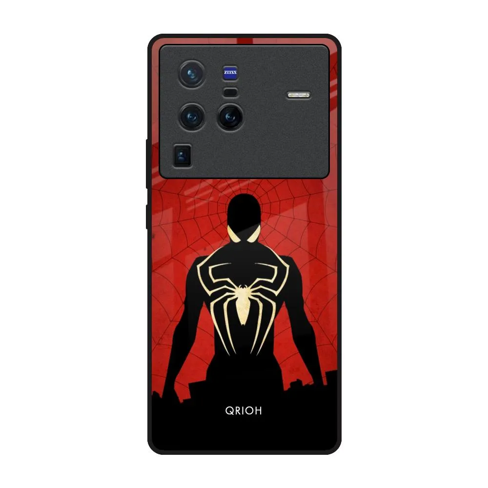 Premium Material Vivid Surface Mighty Superhero Glass Case For Vivo X80 Pro 5G