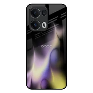 Comfort Pattern Texture Flames Flow Glass Case for Oppo Reno13 Pro 5G