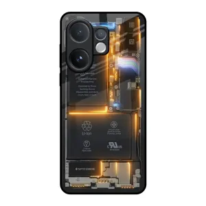 Glow Up Skeleton Glass Case for Vivo V60 5G Grip Texture Hybrid Edge Finish