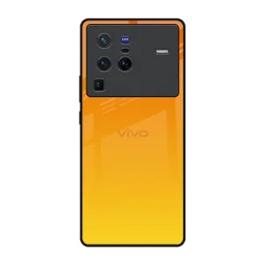 Sunset Glass Case for Vivo X80 Pro 5G Handheld device Heat resistant