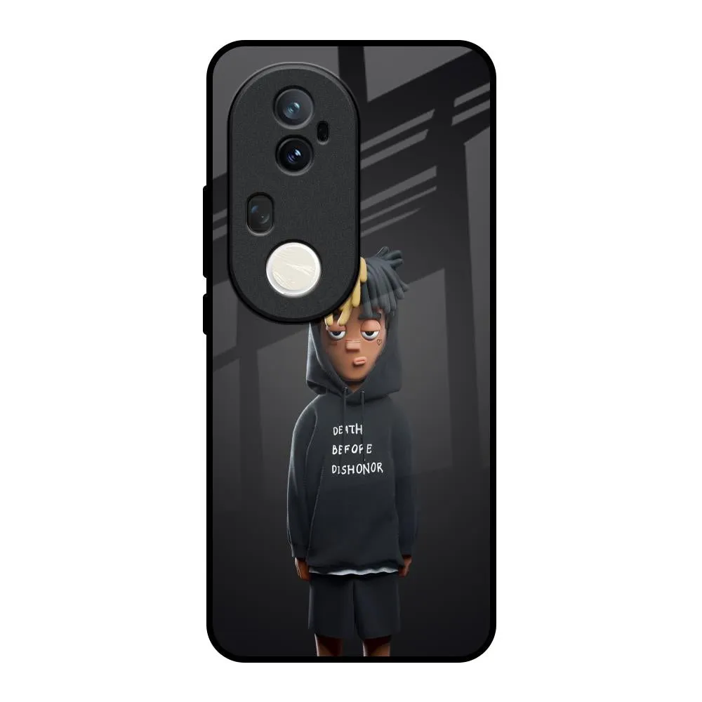 Dishonor Glass Case for Vivo T4 Ultra 5G Protective Form Texture Premium Touch