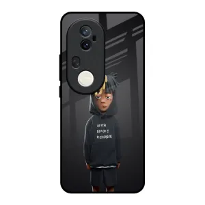 Dishonor Glass Case for Vivo T4 Ultra 5G Protective Form Texture Premium Touch