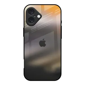 Minimalist Ombre Glass Case for iPhone 16 Protective Corner Fashion Detail
