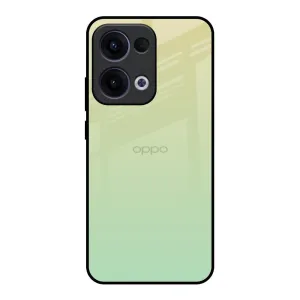 Mint Green Gradient Glass Case for Oppo Reno13 5G Refined Form