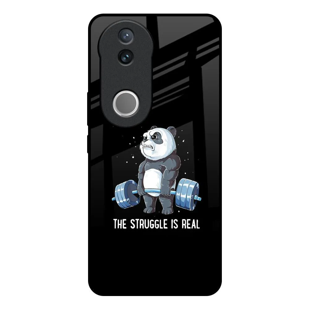 Real Struggle Glass Case for IQOO Z10R 5G Soft Shield