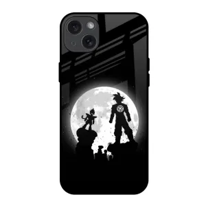 True Saiyans Glass Case for iPhone 15 Plus Modern Aesthetic Classic Finish
