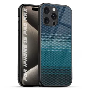 Modern Rug Glass Case for iPhone 15 Pro Max Fashion Design