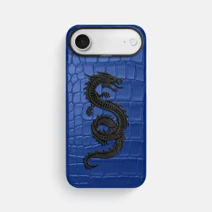 Luxury Surface Layer Classic Case With Carbon Dragon For iPhone 17 Air In Alligator