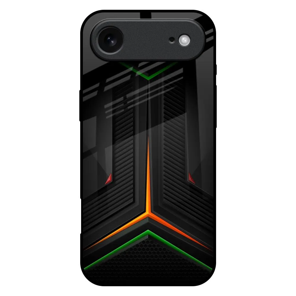 Modern Ultra Chevron Glass Case for iPhone 17 Air Sport Inspired Durable Texture