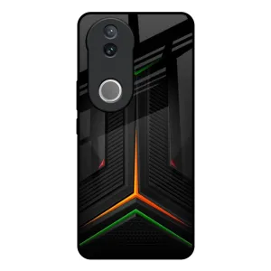 Modern Ultra Chevron Glass Case for IQOO Z10R 5G Sport Inspired