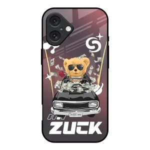 Money Madness Glass Case for iPhone 16 Flexible Design