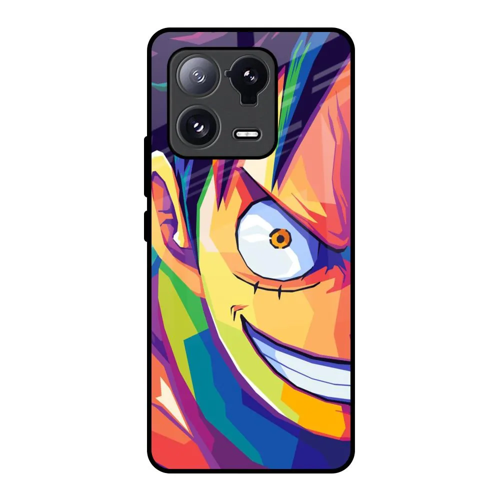 Shock Absorption Layer Portable Shield Monkey Wpap Pop Art Glass Case for Mi 13 Pro