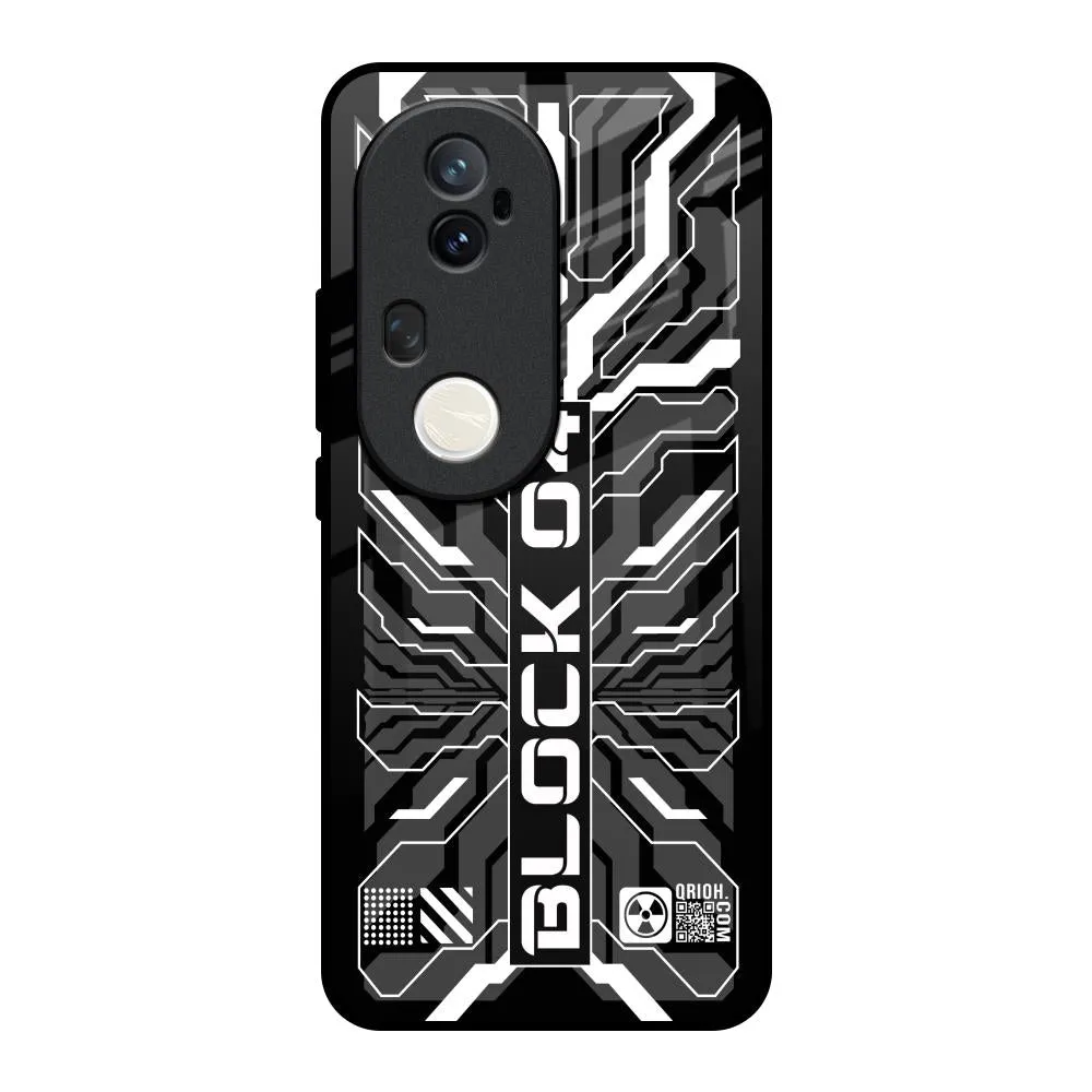 Monochrome Magic Glass Case for Vivo T4 Ultra 5G Soft Detail Creative Artwork