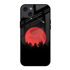 Moonlight Aesthetic Glass Case For iPhone 15 Plus Smooth Form Hard Plastic