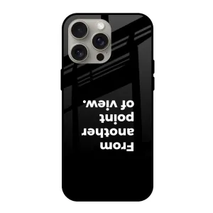 Stylish Choice Comfort Fit Motivation Glass Case for iPhone 15 Pro Max