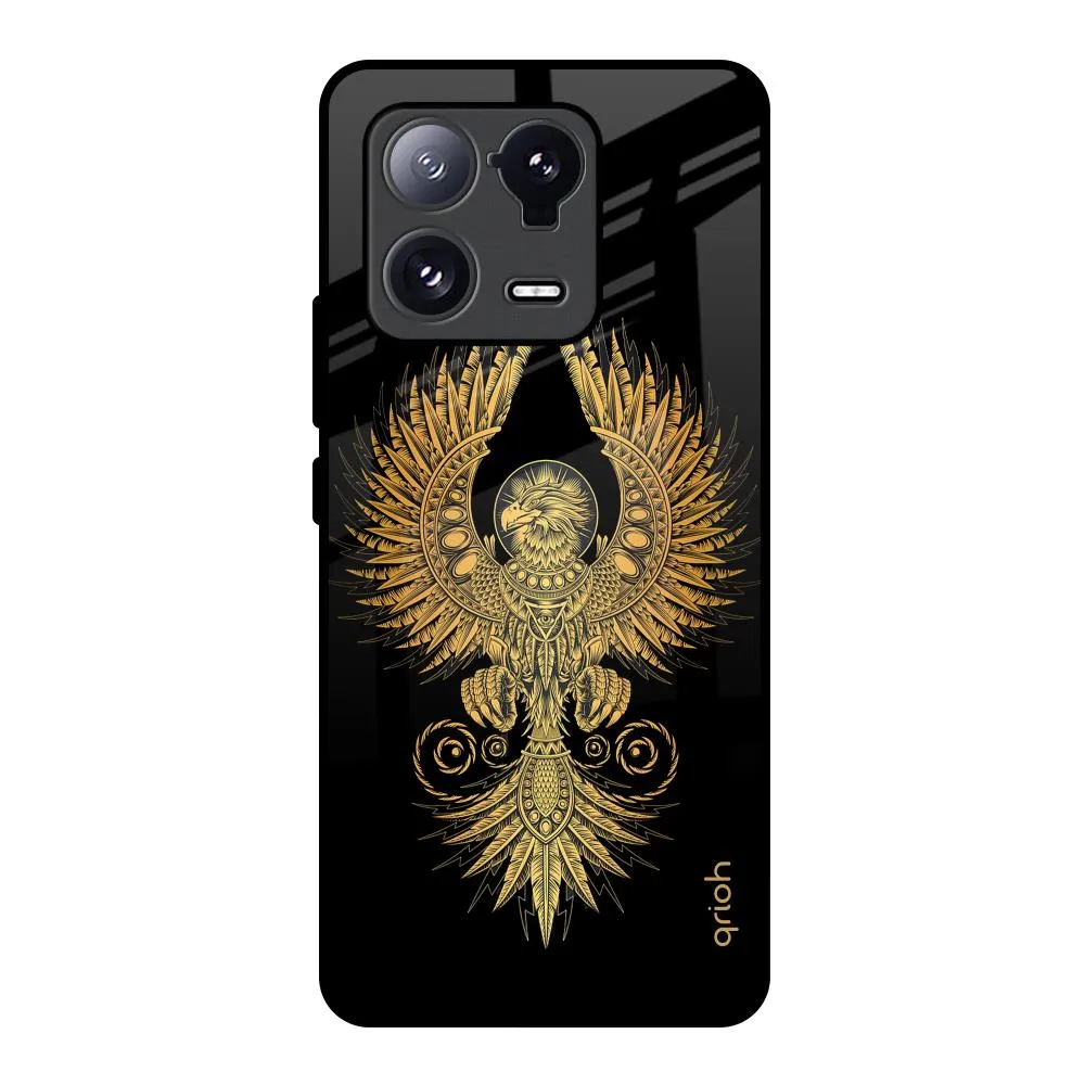 Mythical Phoenix Art Glass Case for Mi 13 Pro Comfort Finish Layer Simple Texture
