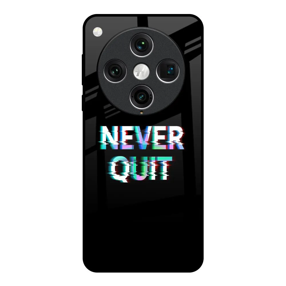 Elegant Texture Never Quit Glass Case For Oppo Find x8 Pro