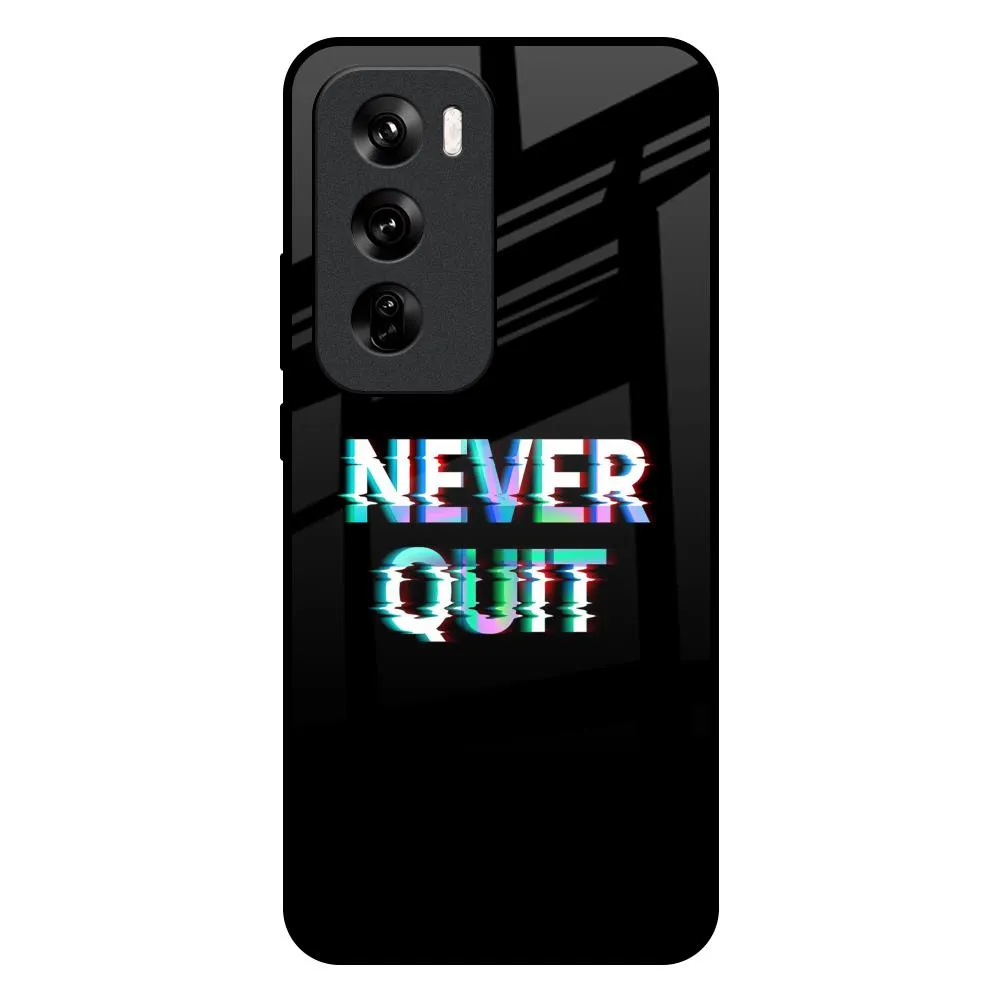 high quality build Grip Control Never Quit Glass Case For Oppo Reno 12 Pro 5G