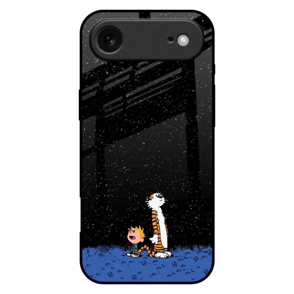 Night Sky Star Glass Case for iPhone 17 Air Classic Grip