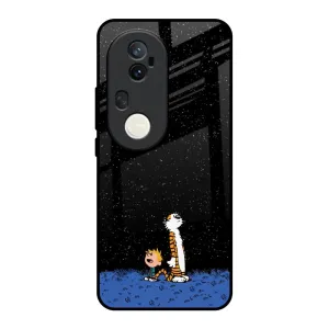 Luxury Grip Night Sky Star Glass Case for Vivo T4 Ultra 5G