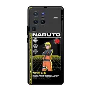 Universal Fit Protective Pattern Texture Ninja Way Glass Case for Vivo X80 Pro 5G