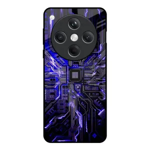 Premium Material Techno Color Pattern Glass Case For Oppo Find X8 5G