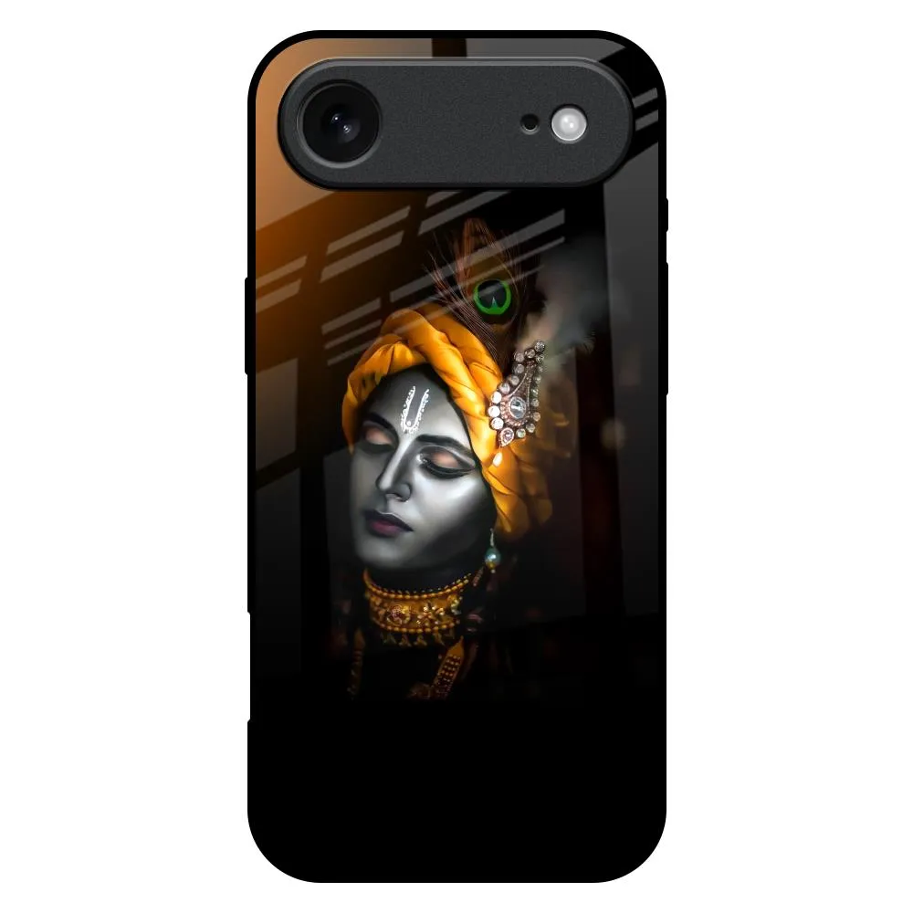 Durable Build Texture Trendy Layer Ombre Krishna Glass Case for iPhone 17 Air