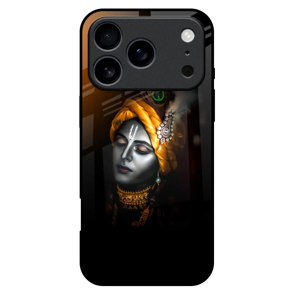 Protective Pattern Ombre Krishna Glass Case for iPhone 17 Pro Max