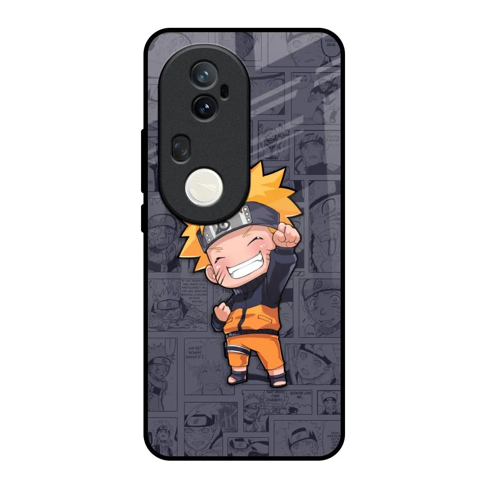 Durable Edge Layer Orange Chubby Glass Case for Vivo T4 Ultra 5G