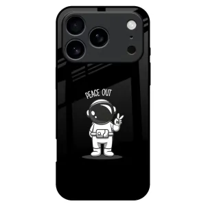 Easy Grip Drop Protection Peace Out Astro Glass Case for iPhone 17 Pro Max