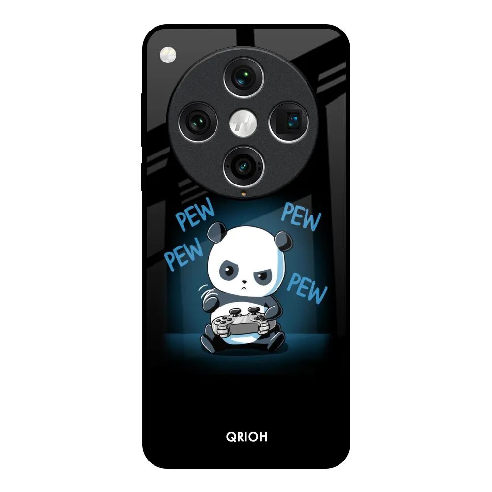 Comfort Style Pew Pew Glass Case for Oppo Find x8 Pro
