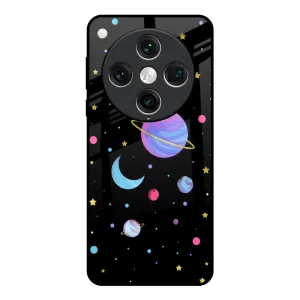 Minimal Shield Texture Sleek Guard Planet Play Glass Case For Oppo Find x8 Pro