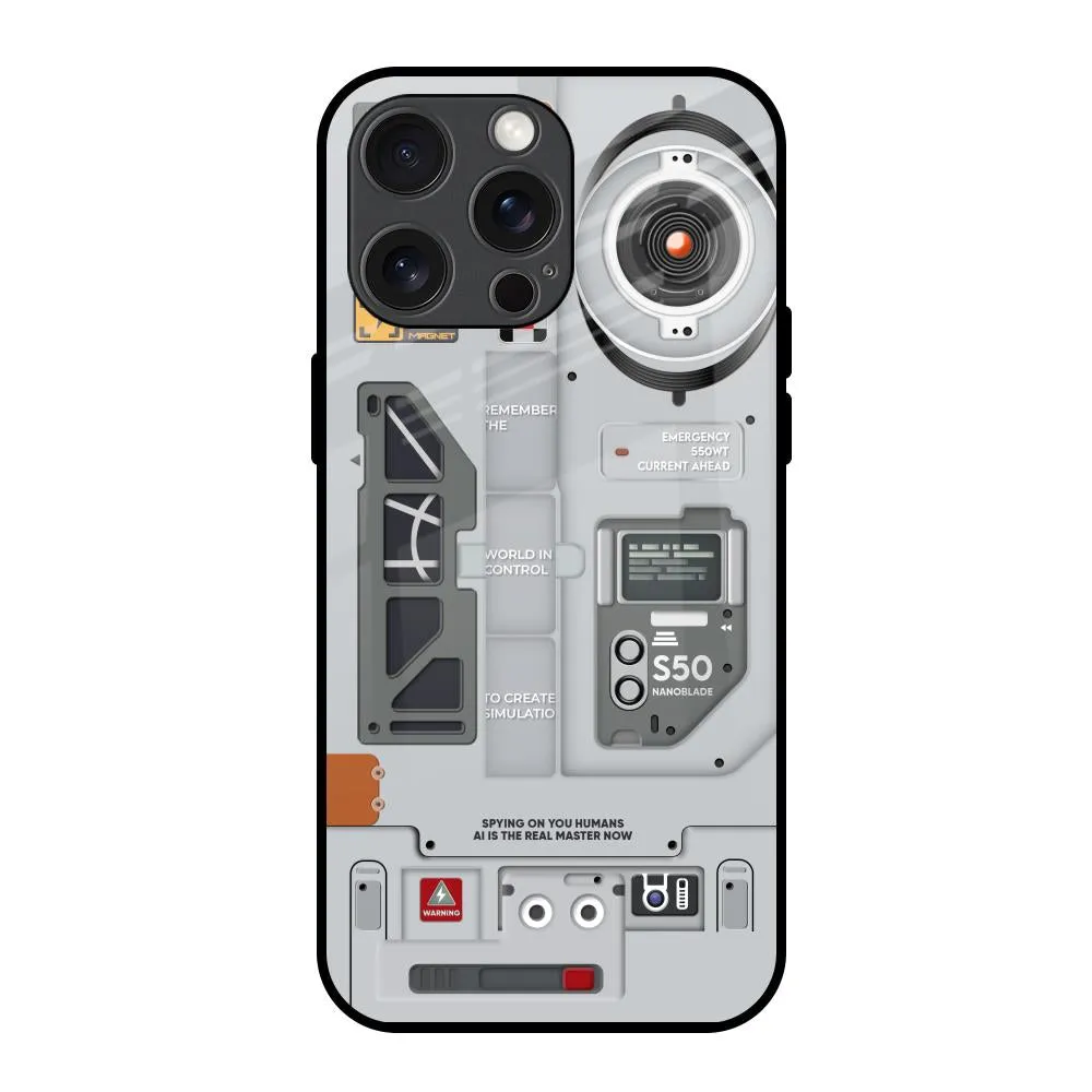 Edge Protection Refined Shield Plasma Shield Glass Case for iPhone 15 Pro Max