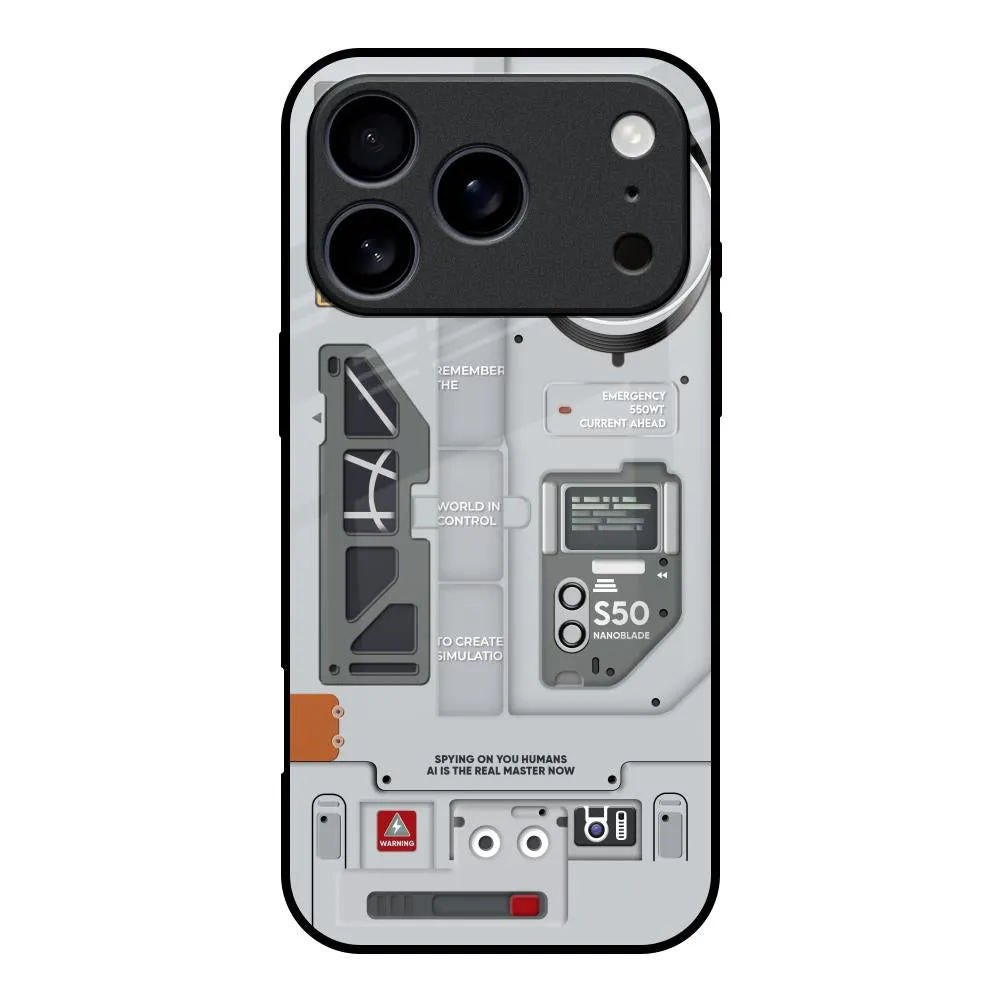 Lightweight Feel Flexible Detail Design Plasma Shield Glass Case for iPhone 17 Pro