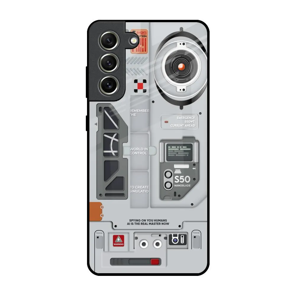 Sleek Guard Protective Shell Design Plasma Shield Glass Case for Samsung Galaxy S21 FE 5G