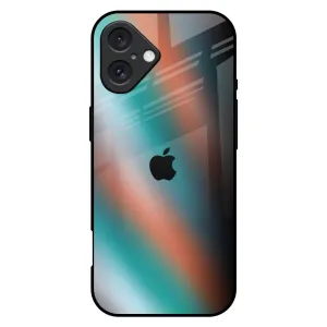 Melted Emerald Glass Case for iPhone 16 Plus Scratch Block