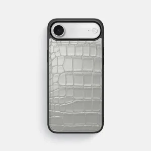 Elegant Texture Elegant Look Sport Case For iPhone 17 Air In Metallic Alligator