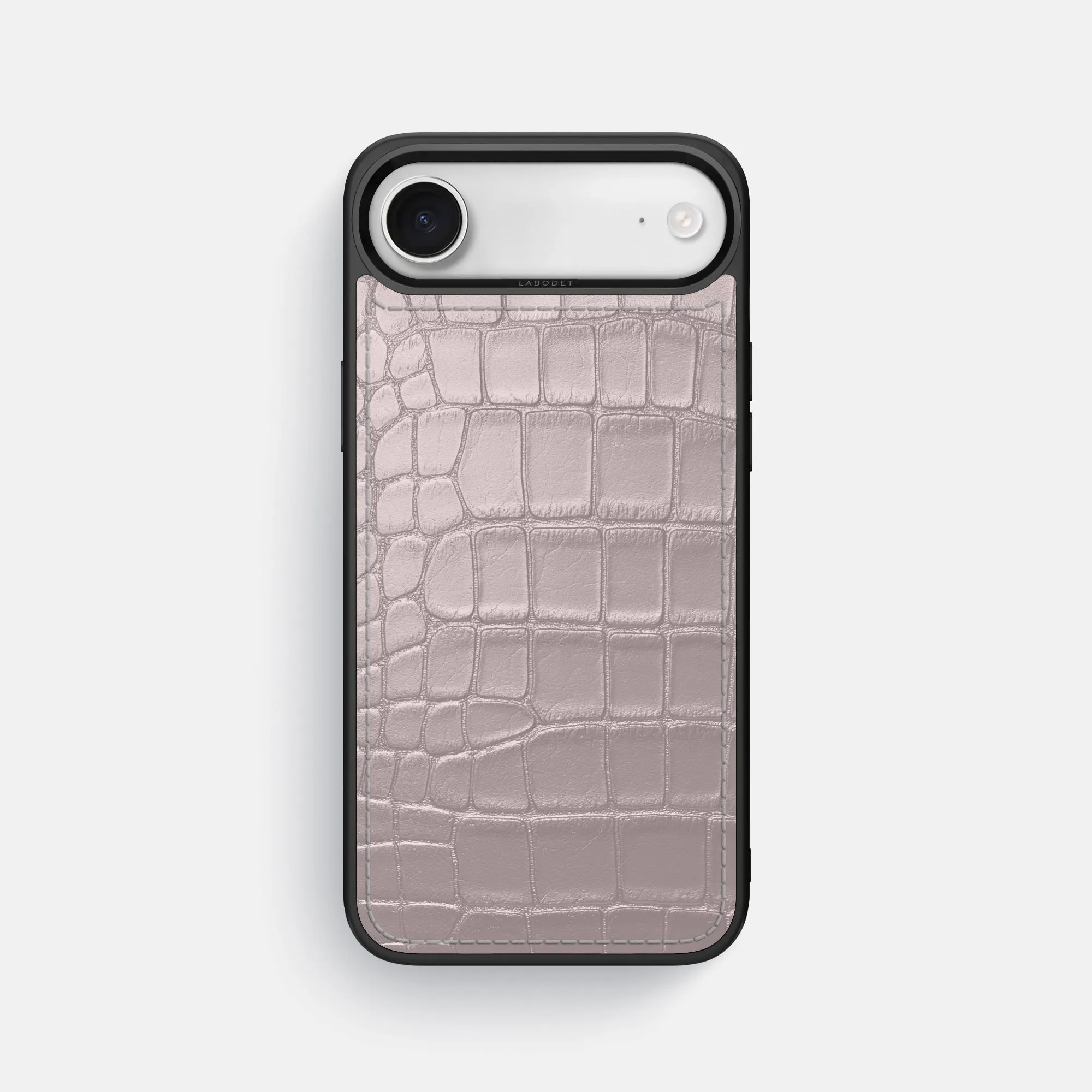 Easy Grip Luxury Detail Texture Sport Case For iPhone 17 Air In Metallic Alligator