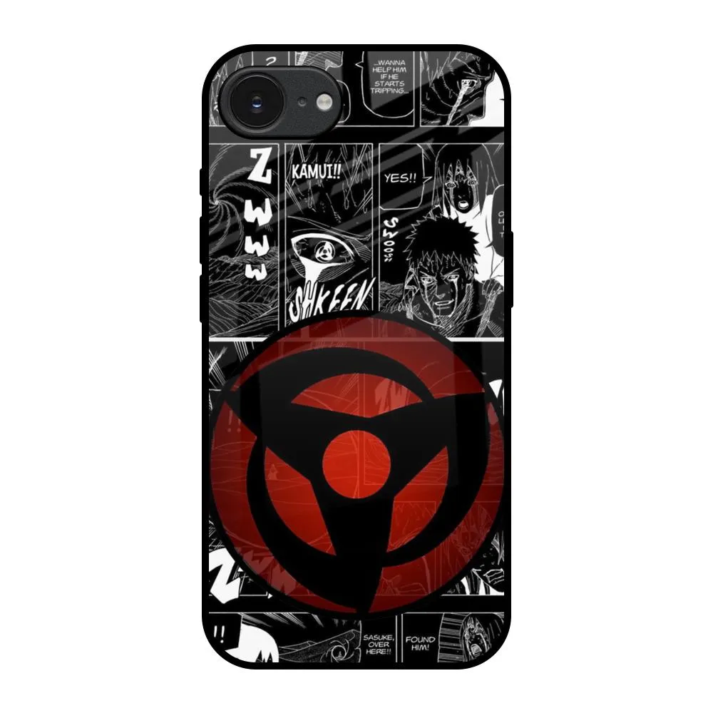 Sharingan Glass Case for Apple iPhone 16e Durable Edge Modern Form