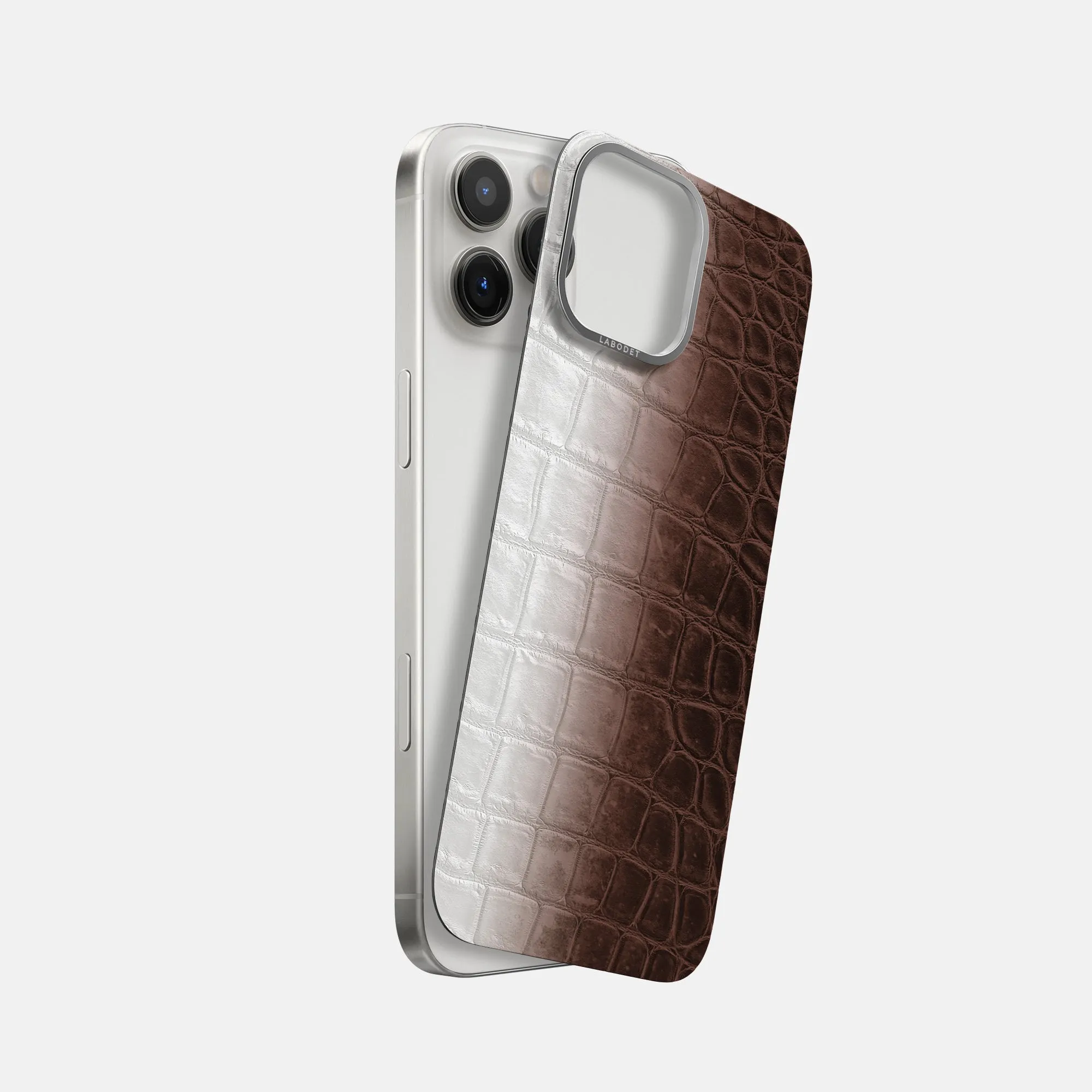 MagSafe Mask For iPhone 16 Pro Max In Himalayan Crocodile anti fingerprint