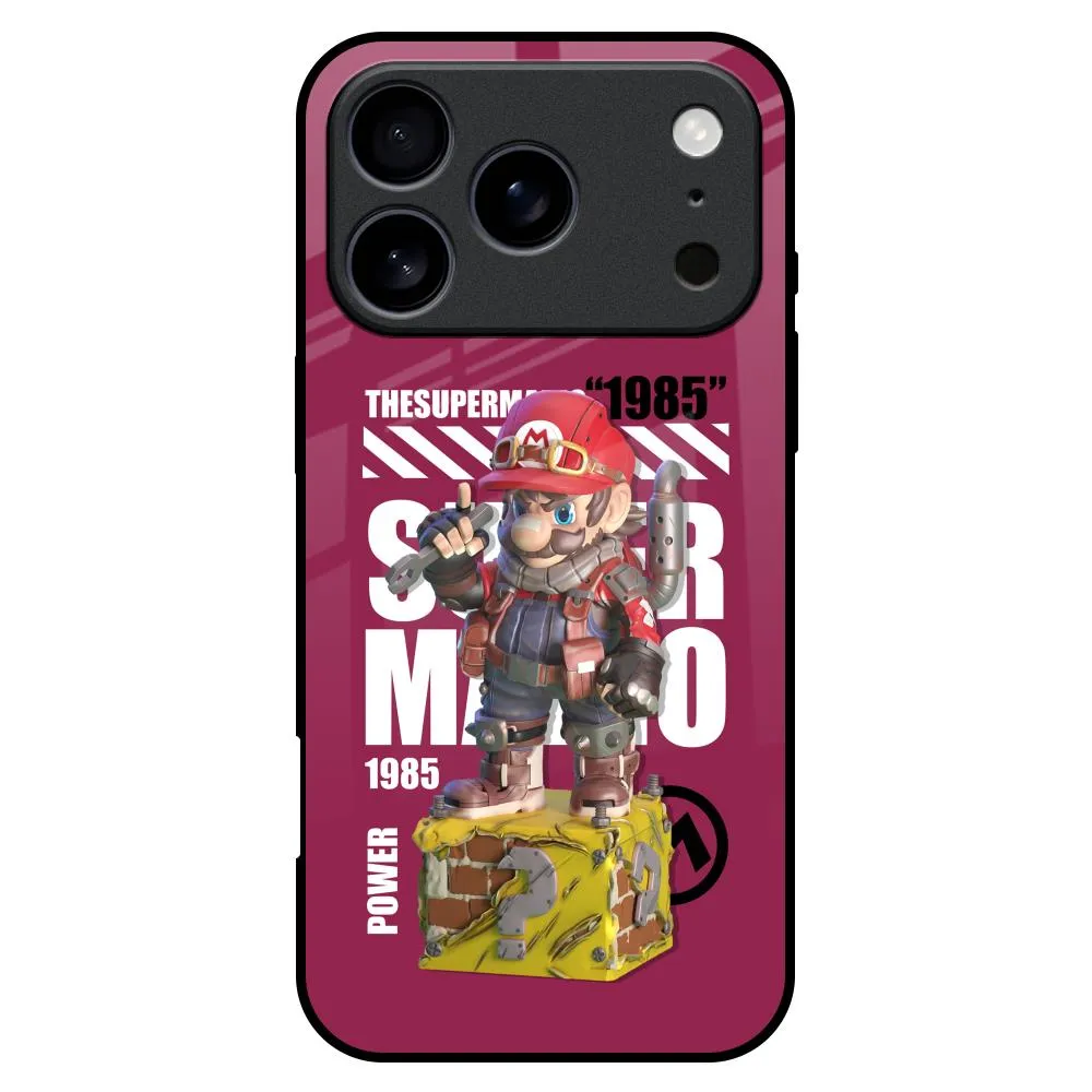 Gangster Hero Glass Case for iPhone 17 Pro Max Dust proof