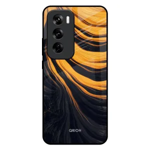 Soft Material Shock shield Sunshine Beam Glass Case for Oppo Reno 12 5G