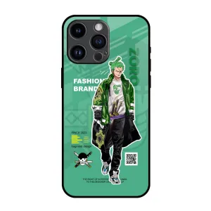 Zoro Bape Glass Case for iPhone 14 Pro Max Lightweight Build Quality